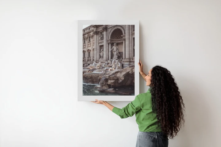 Plakat Fontanna W Rione Trevi Rzym