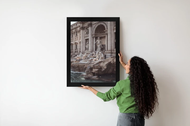 Plakat Fontanna W Rione Trevi Rzym