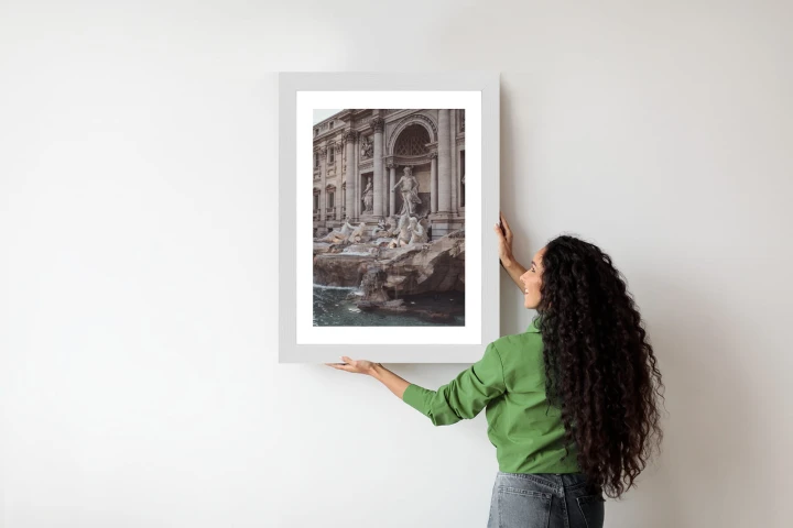 Plakat Fontanna W Rione Trevi Rzym