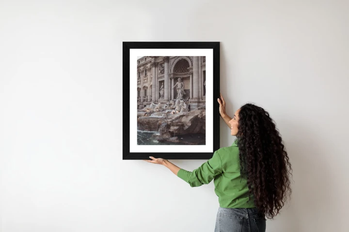 Plakat Fontanna W Rione Trevi Rzym