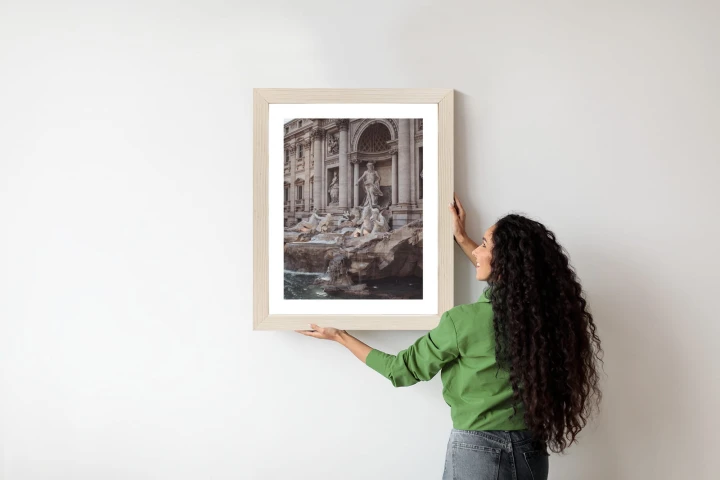 Plakat Fontanna W Rione Trevi Rzym