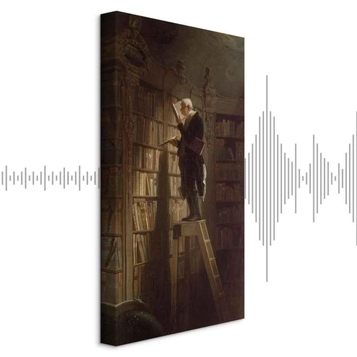 Obraz - Carl Spitzweg – Bibliotekarz