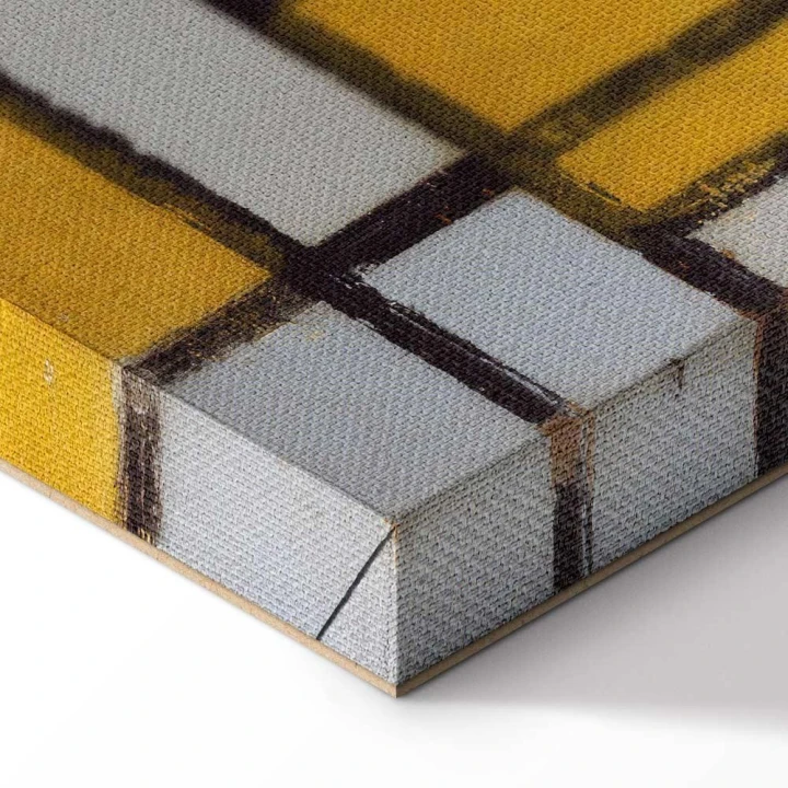 Obraz - Piet Mondrian – Kompozycja z siatką 1