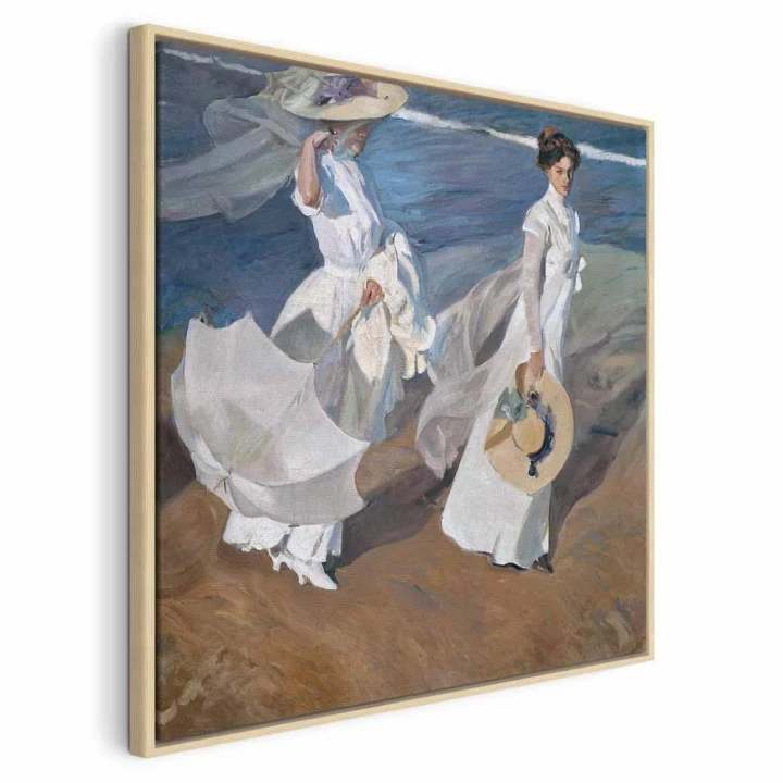 Obraz - Joaquín Sorolla y Bastida – Spacer wzdłuż brzegu morza