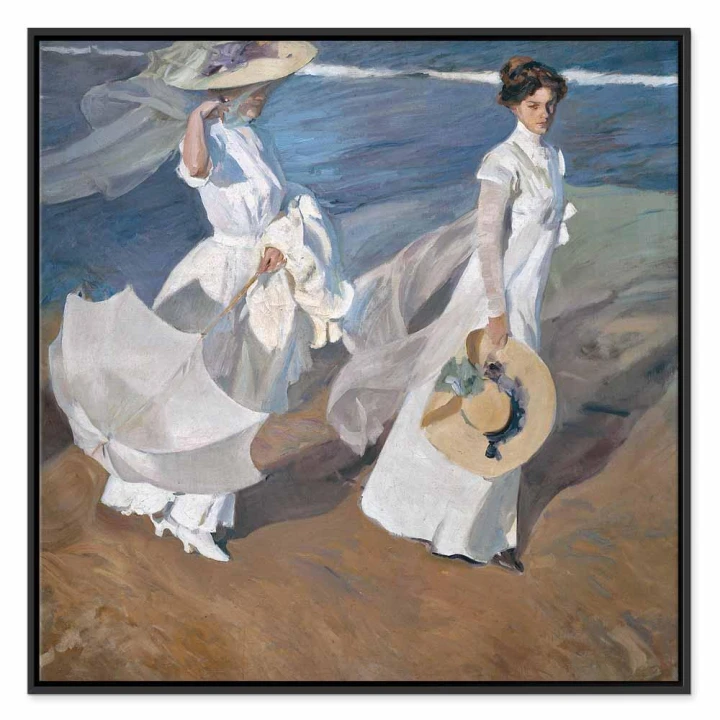 Obraz - Joaquín Sorolla y Bastida – Spacer wzdłuż brzegu morza