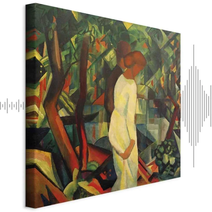 Obraz - August Macke – Para w lesie