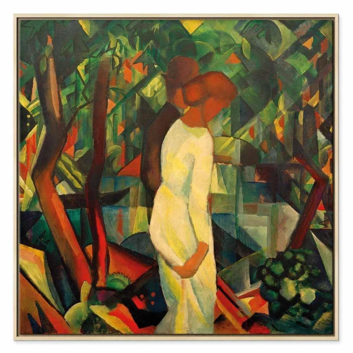 Obraz - August Macke – Para w lesie