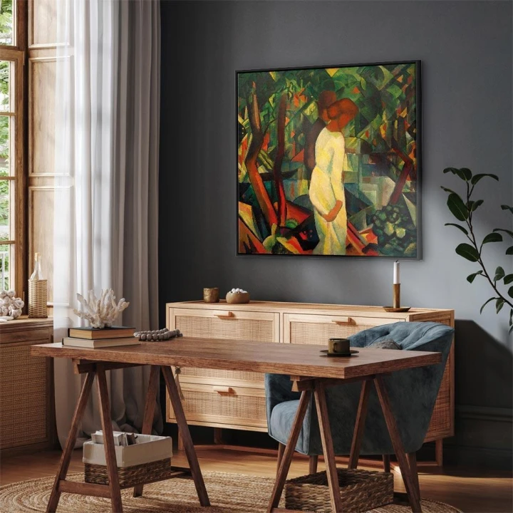 Obraz - August Macke – Para w lesie