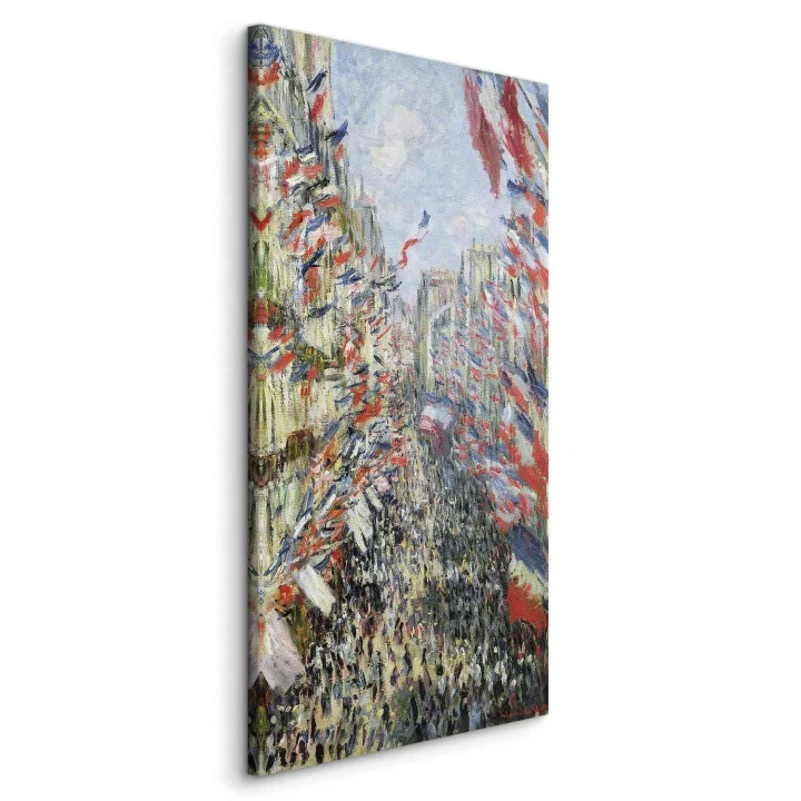Obraz - Claude Monet – Ulica Montorgueil w Paryżu Uroczystość 30 czerwca 1878 r