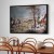 Obraz - Pieter Bruegel (starszy) – Zimowy pejzaż z łyżwiarzami i pułapką na ptaki