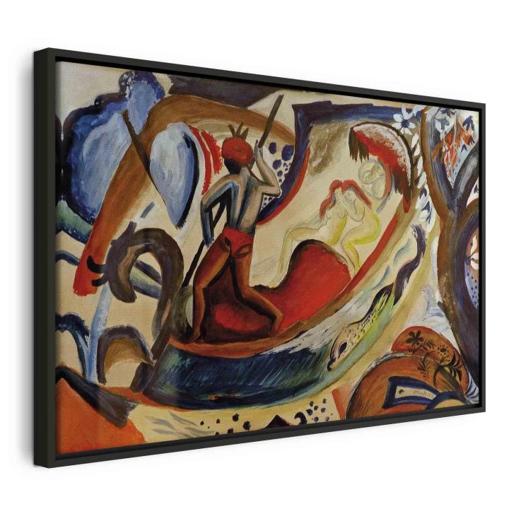 Obraz - August Macke – Nagie dziewczyny na barce