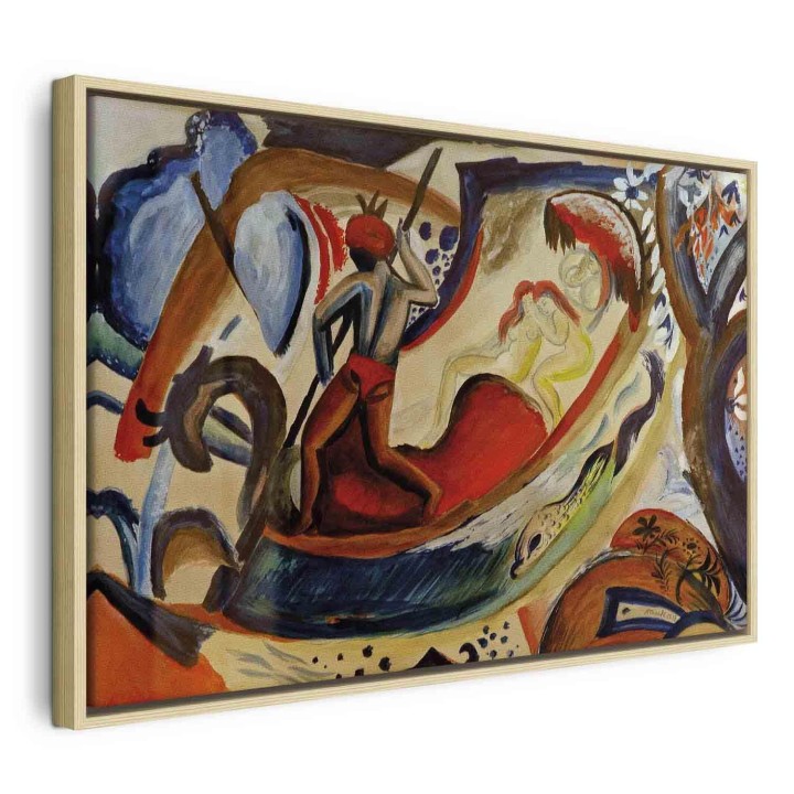 Obraz - August Macke – Nagie dziewczyny na barce
