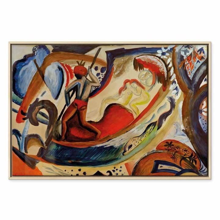 Obraz - August Macke – Nagie dziewczyny na barce