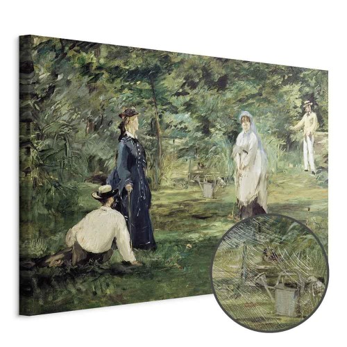 Obraz - Edouard Manet – Gra w krokieta w Paryżu