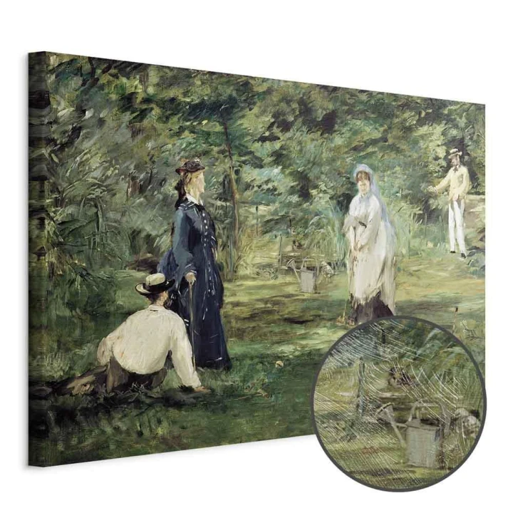 Obraz - Edouard Manet – Gra w krokieta w Paryżu