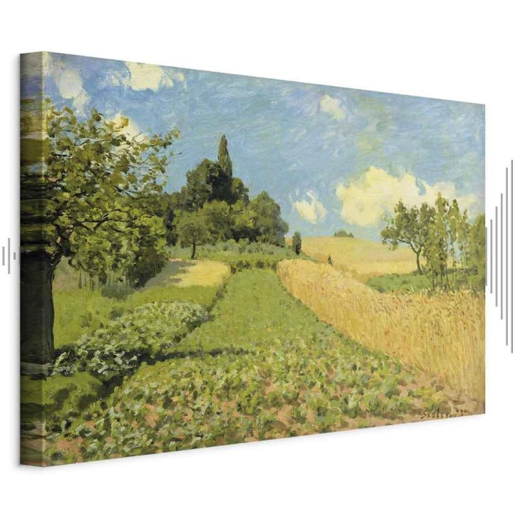 Obraz - Alfred Sisley – Pole pszenicy koło Argenteuil