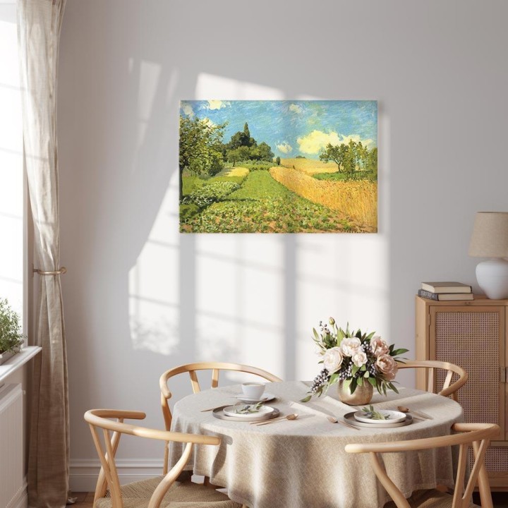 Obraz - Alfred Sisley – Pole pszenicy koło Argenteuil