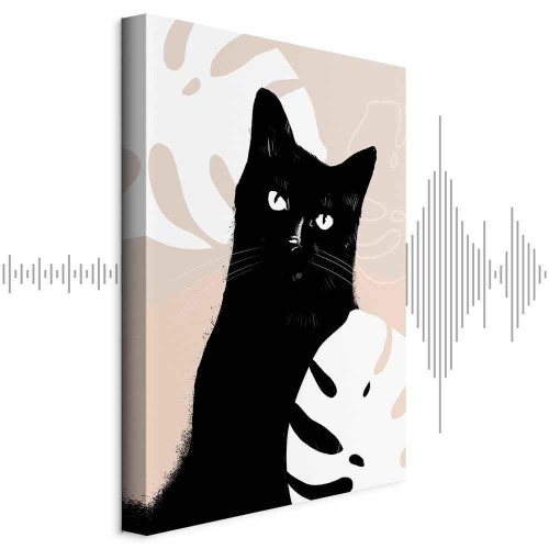 Obraz - Kot w monsterach (1-częściowy) pionowy