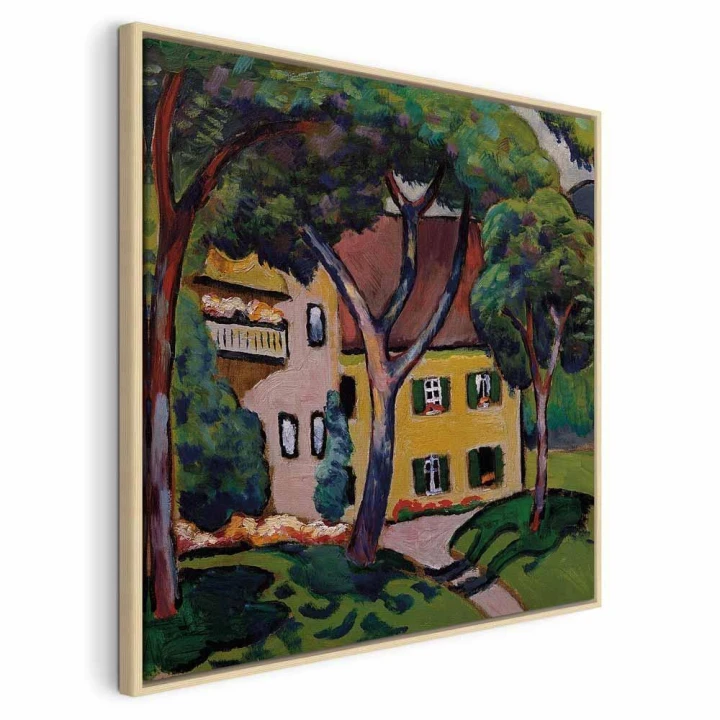 Obraz - August Macke – Staudacherhaus in Tegernsee