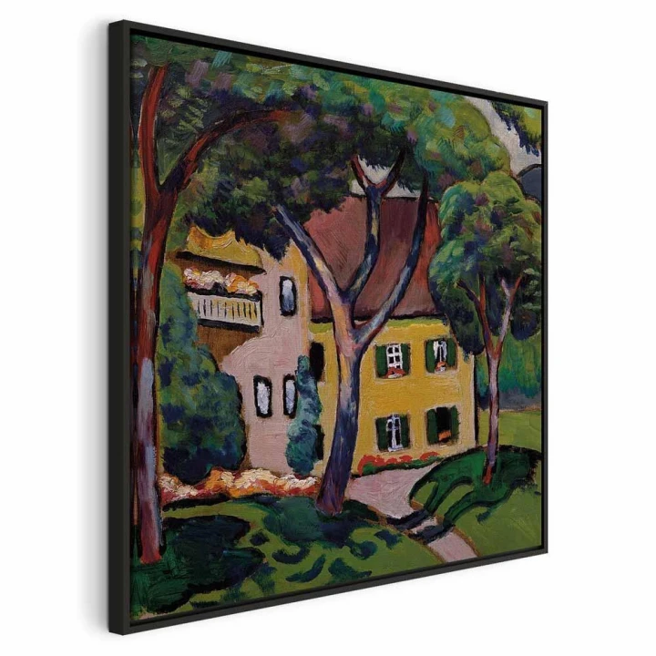 Obraz - August Macke – Staudacherhaus in Tegernsee