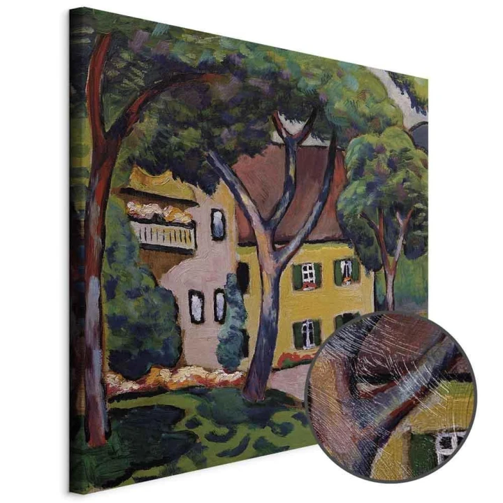 Obraz - August Macke – Staudacherhaus in Tegernsee