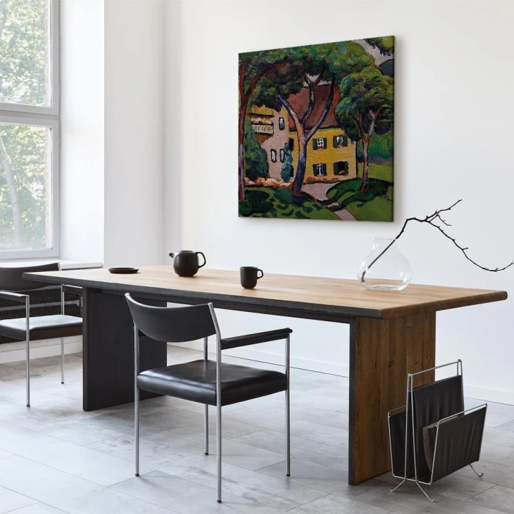 Obraz - August Macke – Staudacherhaus in Tegernsee