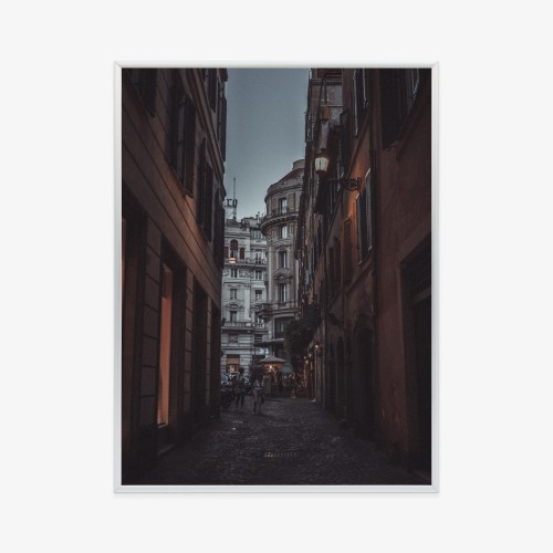 Plakat Nocny Spacer Po Rzymie