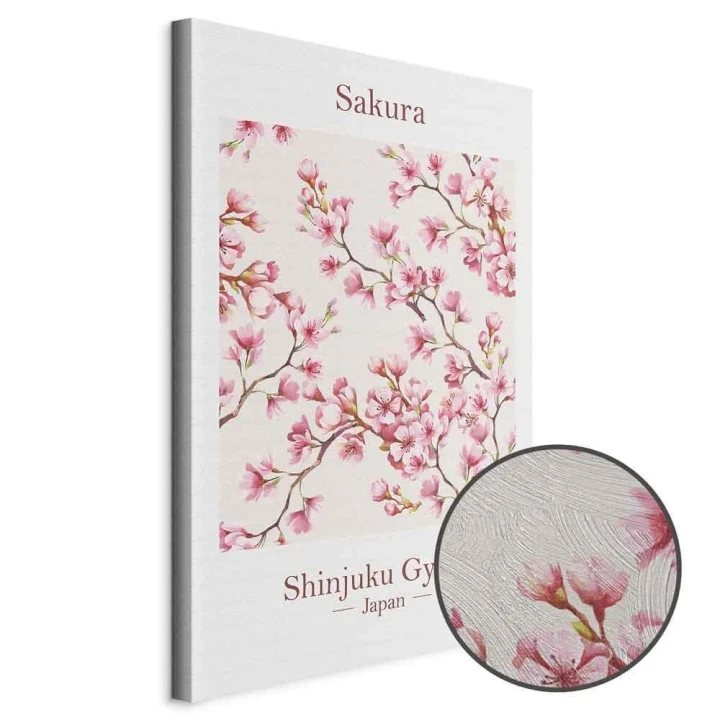 Obraz - Sakura (1-częściowy) pionowy