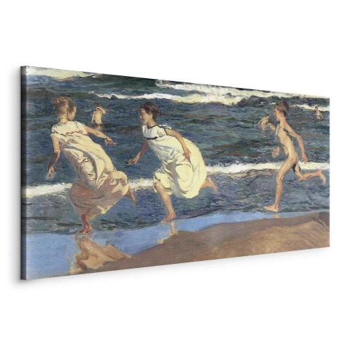 Obraz - Joaquín Sorolla y Bastida – Bieg wzdłuż plaży