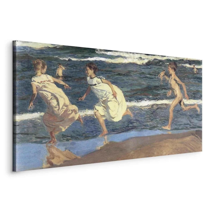 Obraz - Joaquín Sorolla y Bastida – Bieg wzdłuż plaży