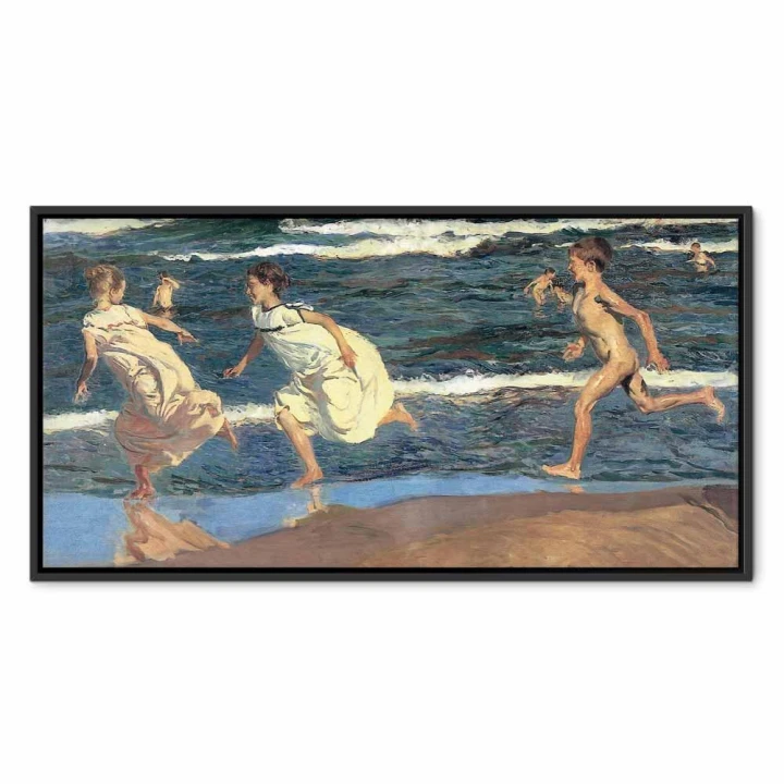 Obraz - Joaquín Sorolla y Bastida – Bieg wzdłuż plaży