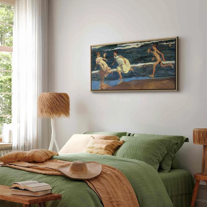 Obraz - Joaquín Sorolla y Bastida – Bieg wzdłuż plaży