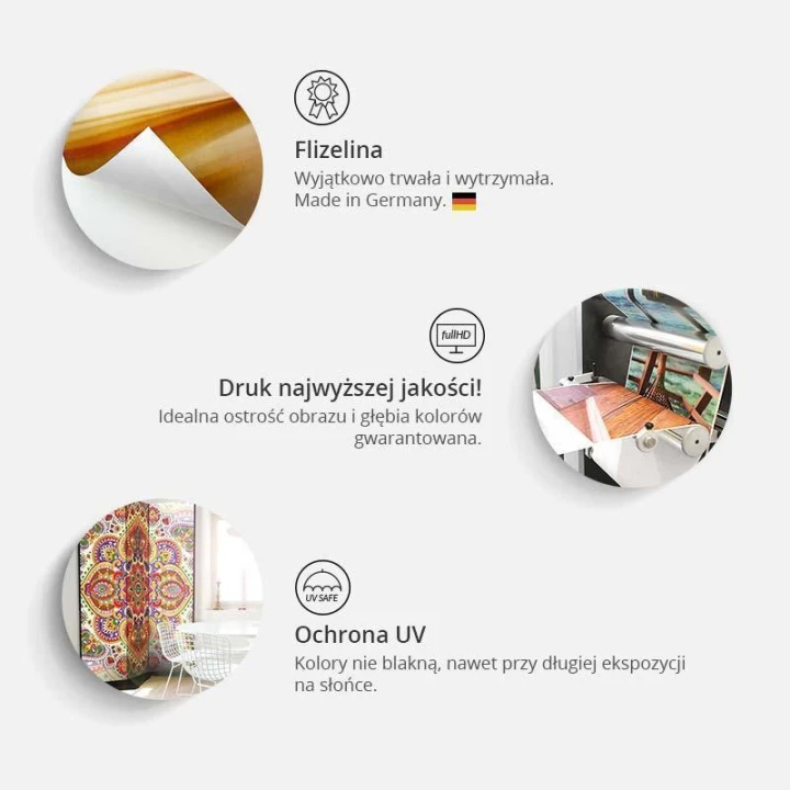 Parawan - Wrzosowa mgła - delikatny gradient składający się z wielu odcieni fioletu