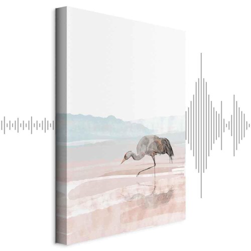 Obraz - Żuraw o poranku (1-częściowy) pionowy