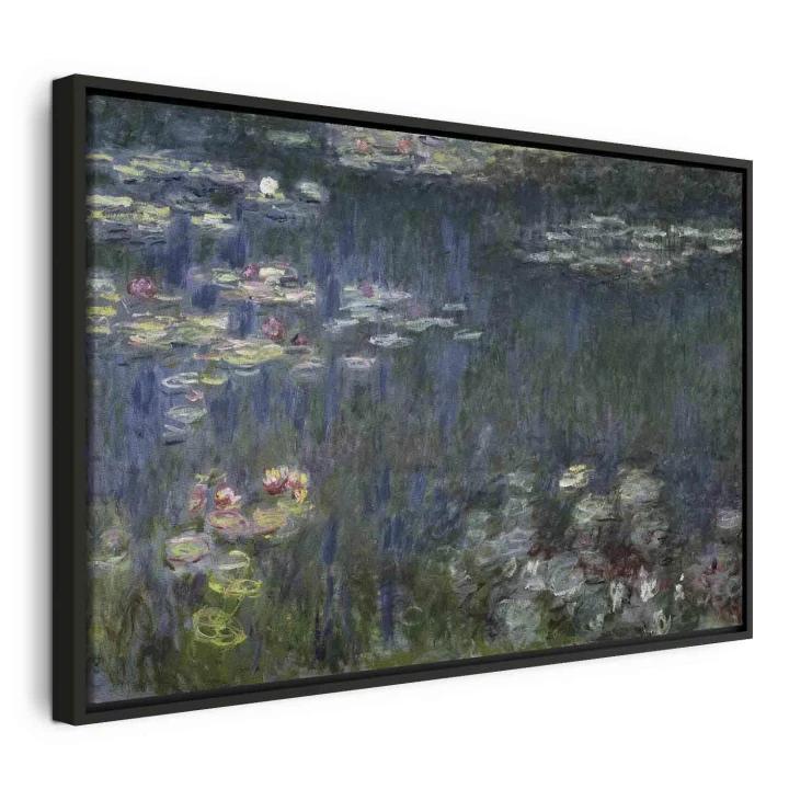 Obraz - Claude Monet – Nenufary (lilie wodne): zielone refleksy