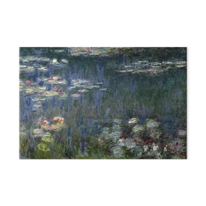 Obraz - Claude Monet – Nenufary (lilie wodne): zielone refleksy