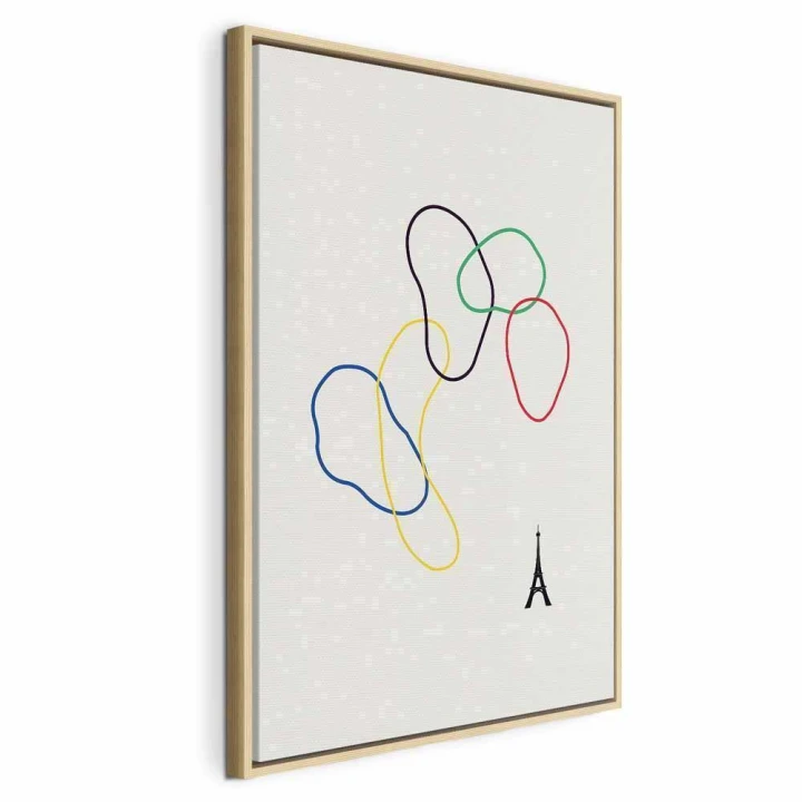 Obraz - Kolorowe koła- grafika cyfrowa - minimalizm