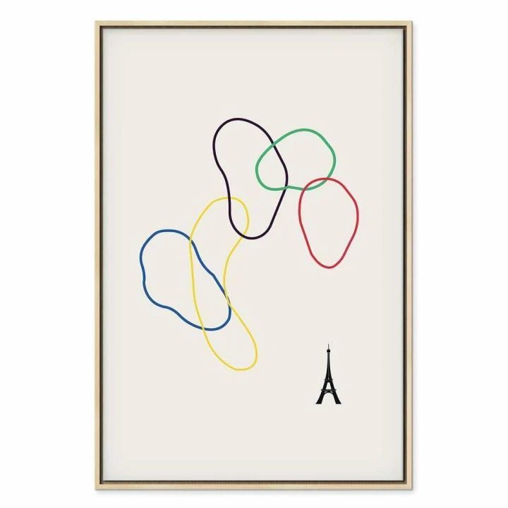 Obraz - Kolorowe koła- grafika cyfrowa - minimalizm