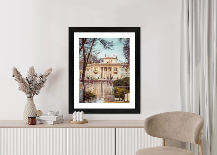 Plakat Pałac Królewski Na Wodzie W Łazienkach Królewskich