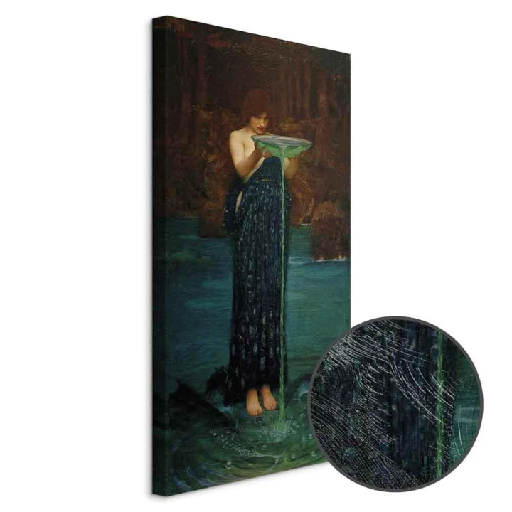 Obraz - John William Waterhouse – Zazdrosna Kirke