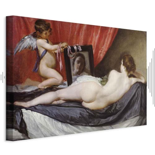 Obraz - Diego Velázquez – Wenus z lustrem (Toaleta Wenus)