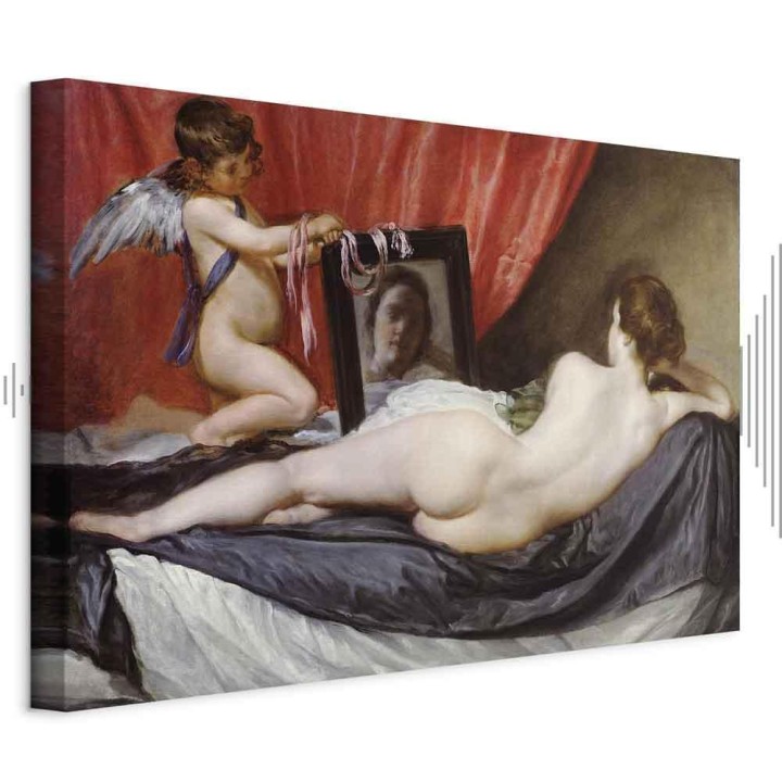 Obraz - Diego Velázquez – Wenus z lustrem (Toaleta Wenus)