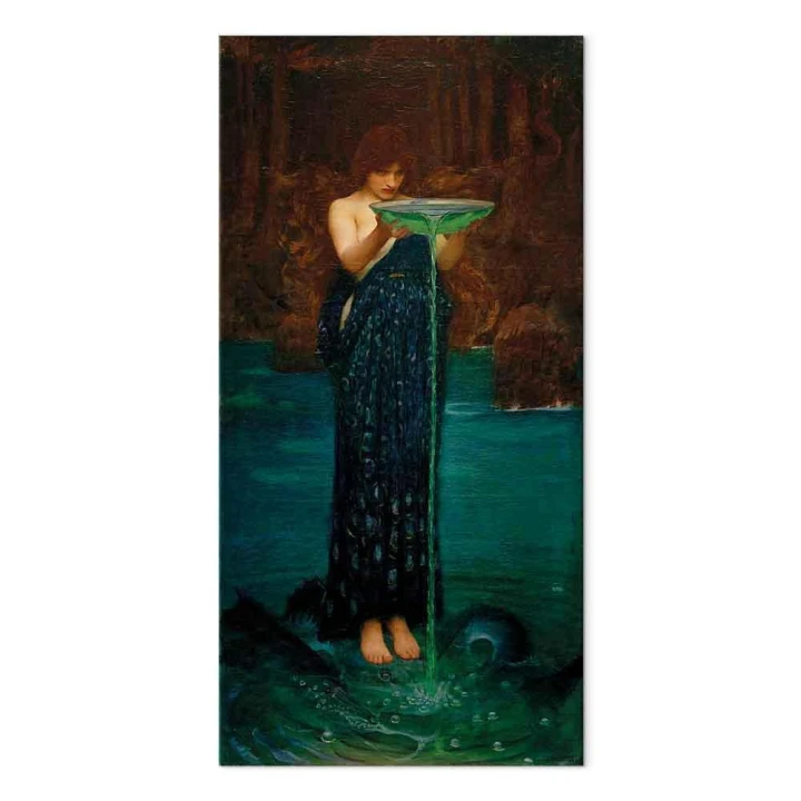 Obraz - John William Waterhouse – Zazdrosna Kirke
