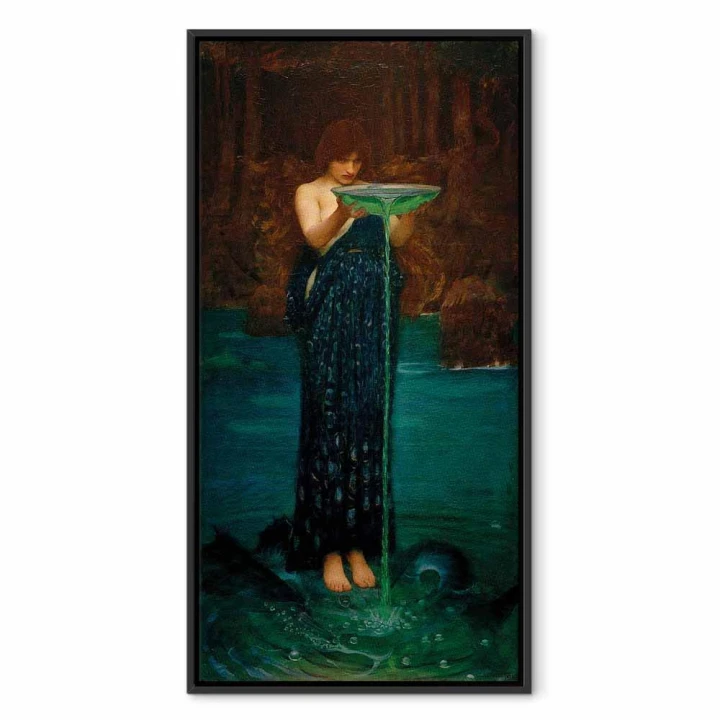 Obraz - John William Waterhouse – Zazdrosna Kirke