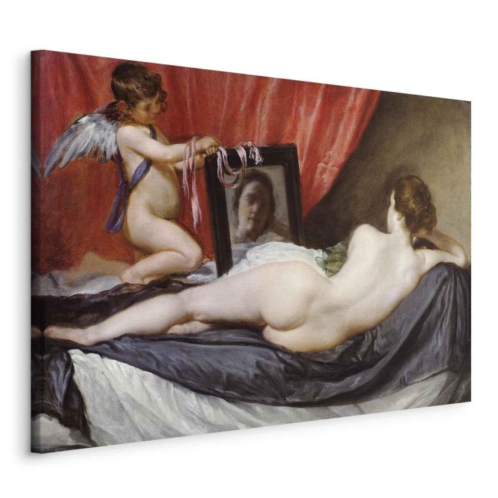 Obraz - Diego Velázquez – Wenus z lustrem (Toaleta Wenus)