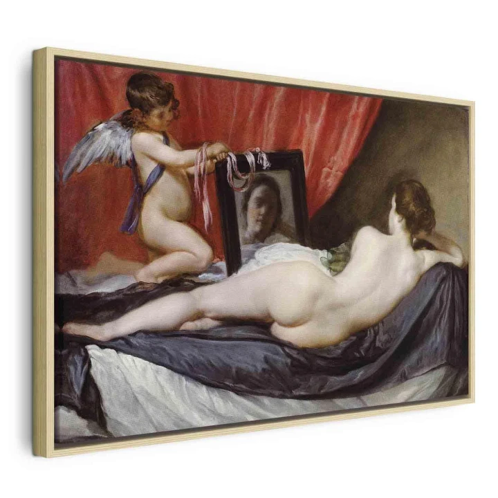 Obraz - Diego Velázquez – Wenus z lustrem (Toaleta Wenus)