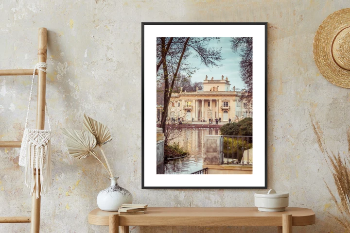 Plakat Pałac Królewski Na Wodzie W Łazienkach Królewskich