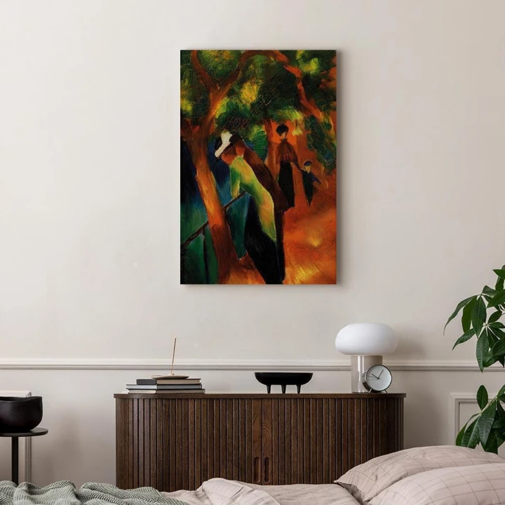 Obraz - August Macke – Słoneczna ścieżka