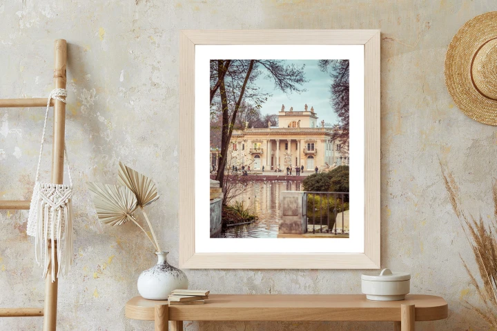 Plakat Pałac Królewski Na Wodzie W Łazienkach Królewskich