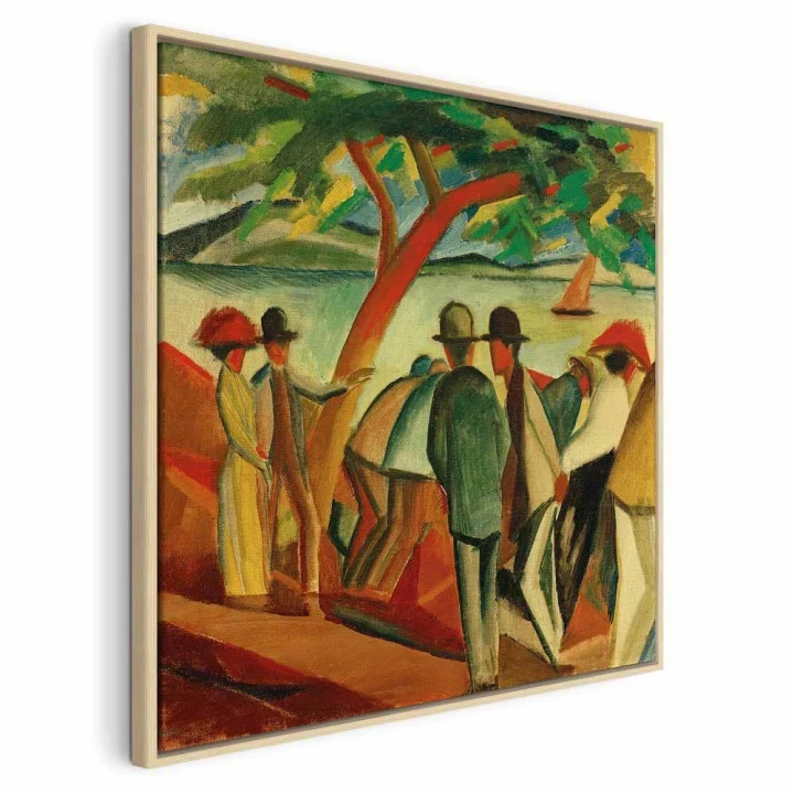 Obraz - August Macke – Spacerowicze nad jeziorem